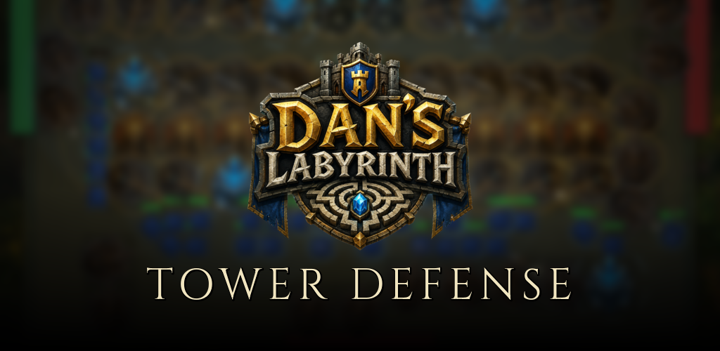 Dan's Labyrinth: Tower Defense key art
